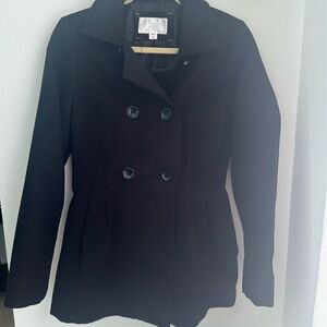 Black dress coat